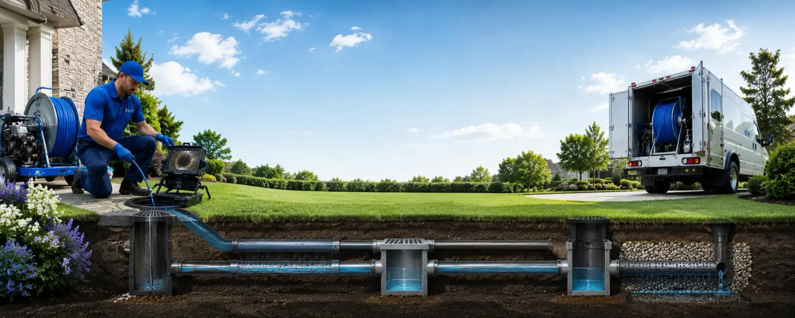 Outdoor drain cleaning information for Macfarlan, WV